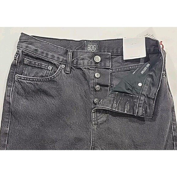 BDG Urban Outfitters Dad Jeans Slim Tapered Fit Cropped Heritage Denim 29x32 NWT - Picture 9 of 16